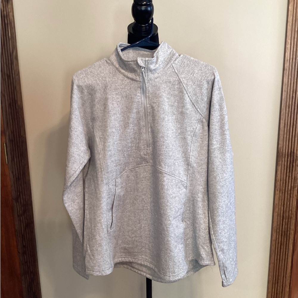 Kyodan Light Gray Half-Zip Pullover Jacket